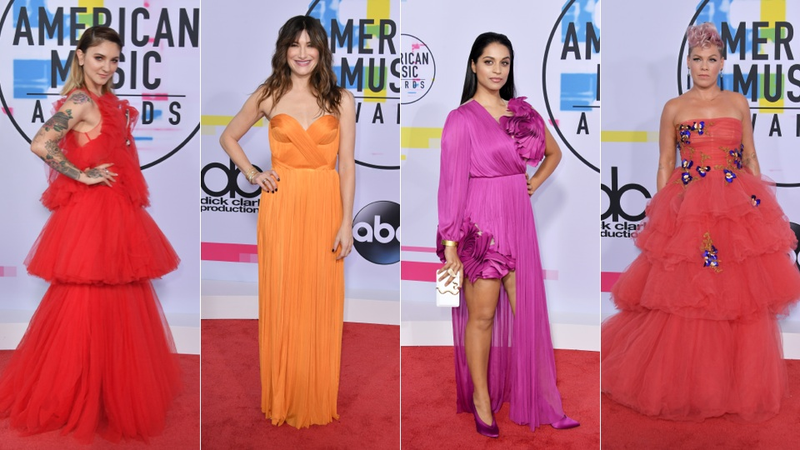 Illustration for article titled Mahogany Excellence, Sheer Shit, and... Some Weird Choices on the American Music Awards Red Carpet